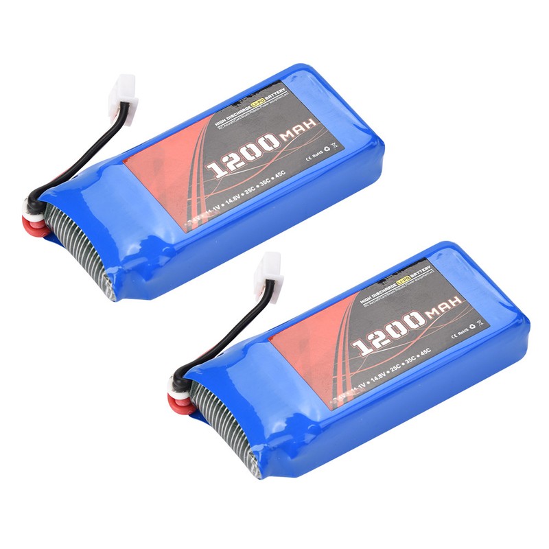 ENGPOW 7.4V 1200mAh 30C JST Plug Rechargeable LiPo Battery for
