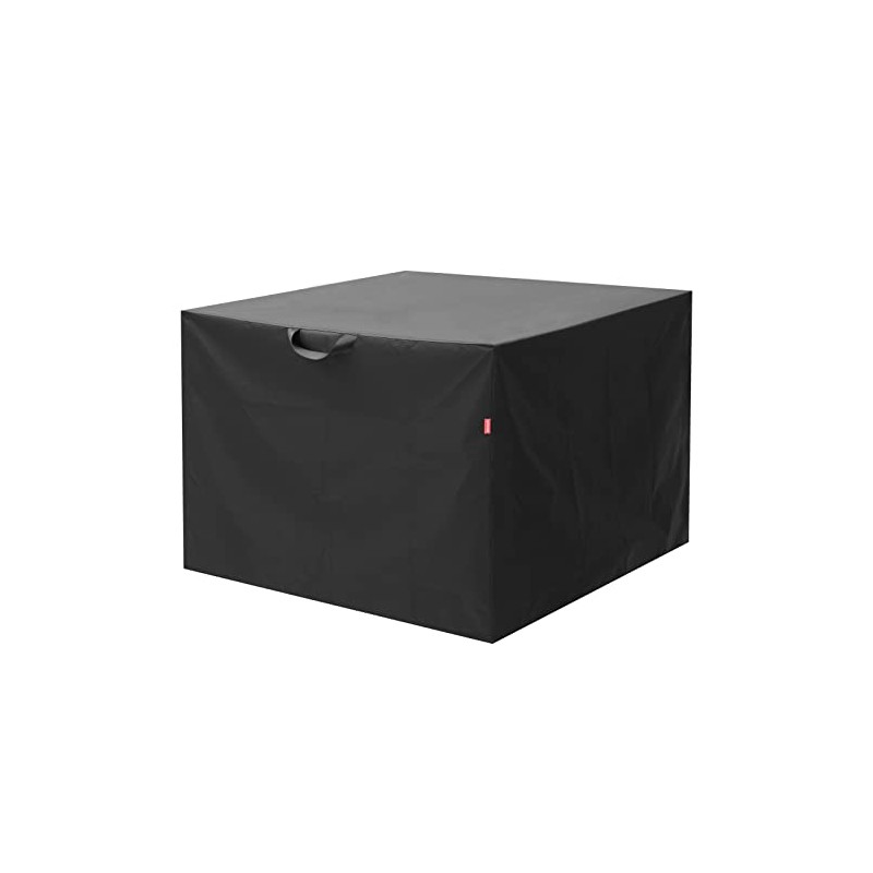 Durable Square Fire Pit Cover, 100% Waterproof, Anti-Crack 600D, Patio