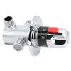 G1/2 Thermostatic Mixing Valve - Solid Brass Element - Hot/Cold