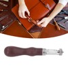 Leathercraft Spacer Set High Carbon Steel Wooden Handle Portable Durable