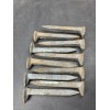 10 Railroad Spikes - Little Surface Rust - New -