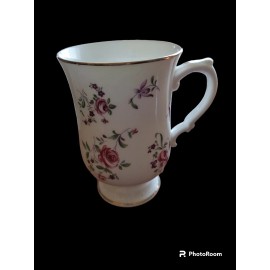 Victoria Royal Victoria Fine Bone China Mug England Pink Rosebud