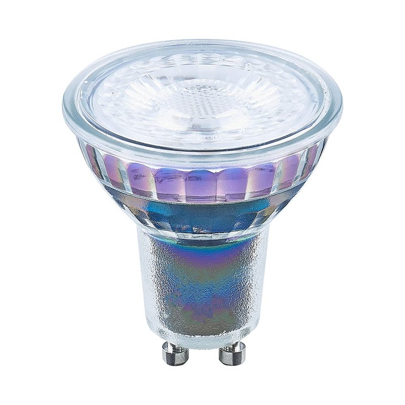10 x LED Premium Glass Reflector GU10 5 W =