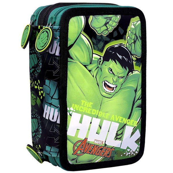 Clondo Children's Pencil Case, 3 Organised Compartments, Pencil Case Boy,