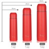 Milu Thermos Flask, Insulated Flask, 1 L, 750 ml, 500