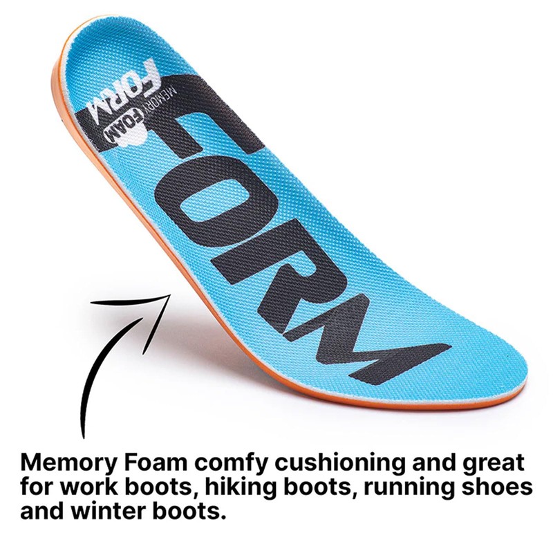 FORM Premium Insoles Unisex Memory Foam Inserts | Anti-Fatigue Shoe