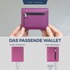 VON HEESEN® Wallets Men & Women, Pink, With coin compartment