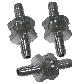 3 Pack of 8mm 5/16" One Way Non Return Fuel Line Check Valve Petrol Diesel Water