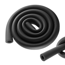 Yuragim Pipe Insulation Foam, Pipe Insulation 1.8 m Long, 9 mm Thick, Diameter 22 mm Pipe Diameter, Pipe Insulation Pipe Insulation Heating Pipes Black for Heating Sanitary Heating Pipe Copper Pipe