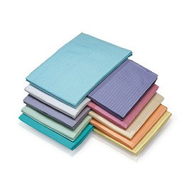 Medicom 8380 Dry-Back Dental Bibs, 3 Ply, Lavender (Pack of 500)