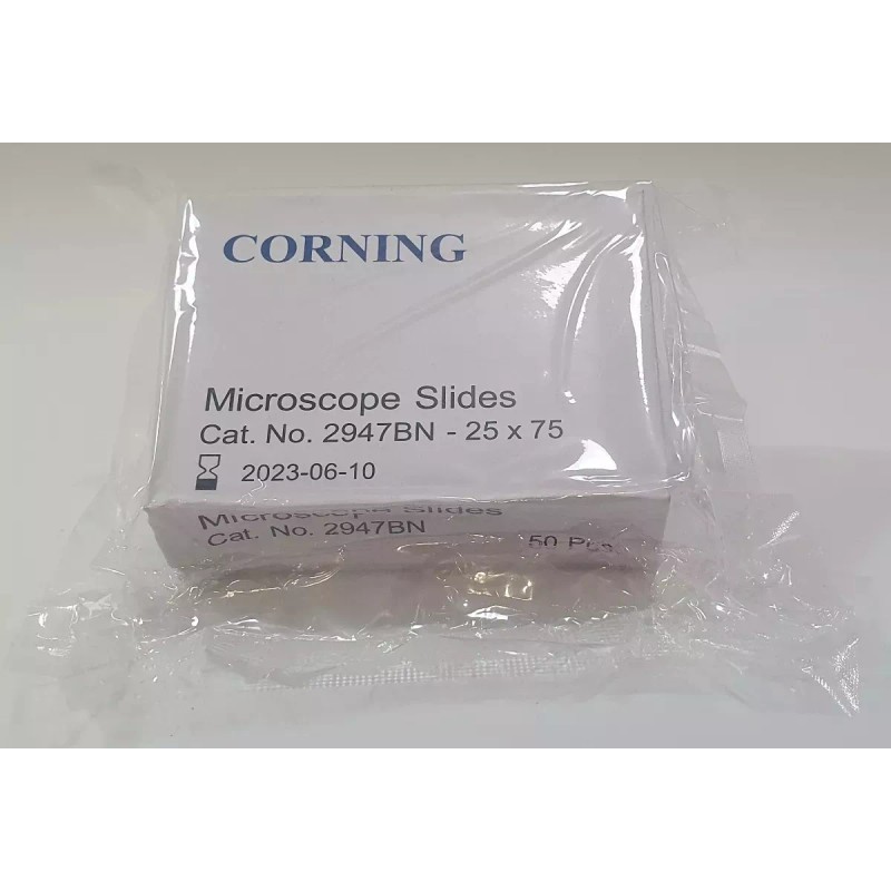 Corning Portaobjetos Laminas De 25x75 Corning Paq.2cajas C/50 Pzas