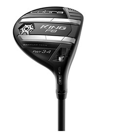 2018 Cobra King F8 Fairway Black 3w4w (Men's, Left Hand, Graphite, Reg Flex)