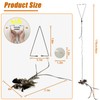Mitubati Cat Toys Indoor Hanging Door Retractable Flying Da Bird