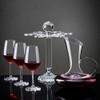Elegant Desktop Crystal Glass Stemware Rack/Rotate 8 Wine Glass Storage