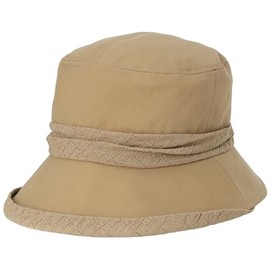 Moon Bat 26-400-65372 Women's Hat, Hat, Front Rattle, UV Protection, Elegant, Ruched, beige