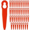 SPARES2GO Plastic Blades Compatible with STIHL FSA 45 Cordless Grass
