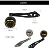 Baitcasting Reel Handle 32mm/1.26in Ergonomic Metal Fishing Reel Handle for