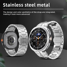 HinZann Metal Band for Galaxy Watch 9/8 (44mm/40mm) (Silver)