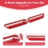 PDKLIN for Challenger Hood Scoop Vent Cover Trim Bezel Red