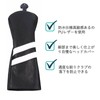 Golf Cover, Headcover, Driver/Wood, FW, 3-Piece Set, Simple, Waterproof, with