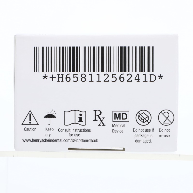 Henry Schein Dri-Gard Cotton Roll Substitute – Small, White, Absorbent