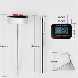 Ciieeo Digital Thermometer Milk Thermometer Coffee Thermometer Digital Thermometer Latte Art Milk Tea