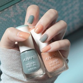 램프 필요 없는 퀵 드라이 매니큐어 일반 네일 아트 글리터 매트 방수 바니시 [6] Quick Dry Manicure No Lamp Needed Regular Nail Art Glitter Matte Waterproof Varnish [6]