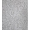 Gray Brass Metallic Distressed Pearl Plaster Textured Victorian Damask Wallpaper