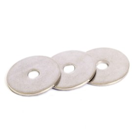 Bolt Base A2 Stainless Steel Penny Repair Washers Mudguard Washers M4 X 15 X 1mm Thick - 100