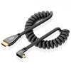 Komost Micro HDMI to HDMI Coiled Cable - HDMI to