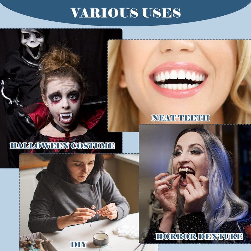 Temporary Tooth Set, Tooth Repair Kit, Temporary Teeth Replacement Kit