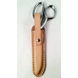 Case Leather Case Sheath Sewing Fabric Seamstress Fits Scissor Shears Lengths 7–8 in.