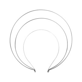 Silver Goddess Headpiece - Multi-layer Hair Crown with Metal Base, DIY Hair Hoops for Women and Girls, Hair Accessories