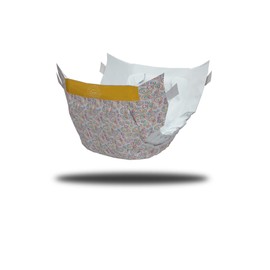 Little Toes Natural Disposable Bamboo Diapers, Medium (Pack of 36)