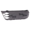 TRQ Front Right Fog Light Hole Cover Black Passenger Side
