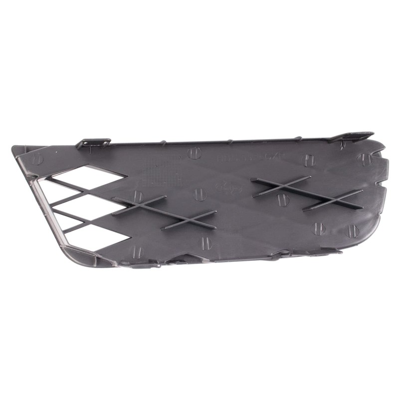 TRQ Front Right Fog Light Hole Cover Black Passenger Side