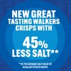 Walkers Less Salt Mild Cheese & Onion 6pk