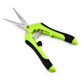 1Pcs Pruning Shears, Trimming Scissors - Straight Tip, Gardening Hand Pruner Pruning Shear, Precision Blades with Spring-Loaded Comfort Grip Handles