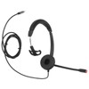 Telephone Headset Monaural Customer Service Headphones with Mic for Call