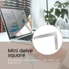 Veumoie Mini Square 10X5cm 90 Degree Stainless Steel Angle Ruler