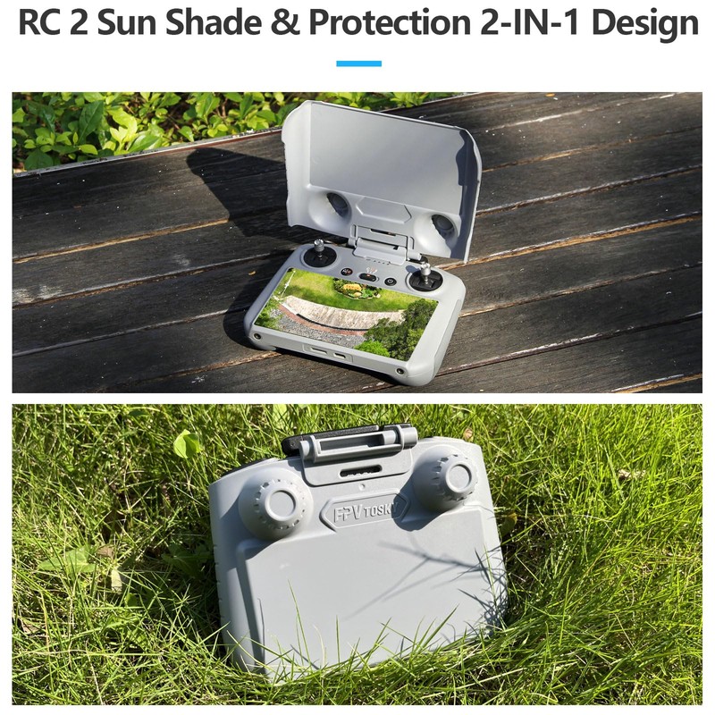 Mini 4 Pro RC-2 Sun Visor + 2 Screen Protectors