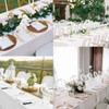 Blissource White Table Cloth Rectangle Tablecloth 60x102 Inch 6 Pack,Polyester