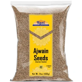 Rani Ajwain Seeds (Carom Bishops Weed) Spice Whole 14oz (400g) ~ All Natural | Vegan | Gluten Friendly | NON-GMO | Kosher | Indian Origin