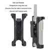 Walkie Talkie Carry Holder 90 Degree Rotating Back Clip Holder