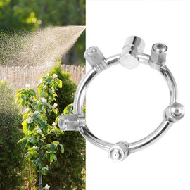 Qirg Circular Mist Nozzle Mist Nozzle 5 Head Mist Nozzle for Agriculture Irrigation Gardening