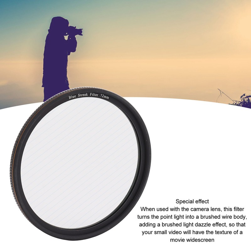 Blue Streak Special Effects Filter Micro Single Lens Camera Optical