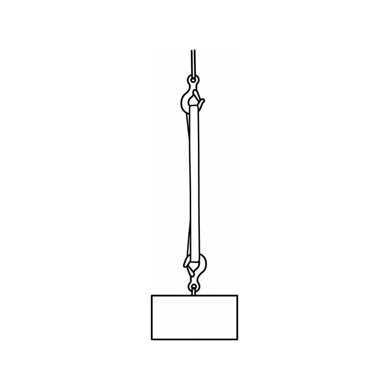 Lift-All 14IEEX2 Wire Rope Sling, 2' Length