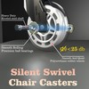 QXYJLCN Heavy Duty Office Chair Casters (5-Pack) - 650LBS Capacity