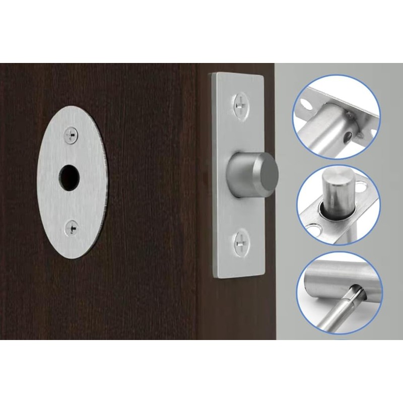 2 x Universal Brass Star Bolt Key Security Rack Door