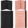 2 Unidades Cartera para Pasaporte RFID, 2 Packs Pasaporte Funda